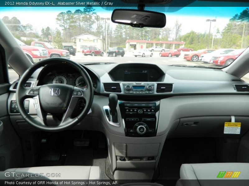 Alabaster Silver Metallic / Gray 2012 Honda Odyssey EX-L