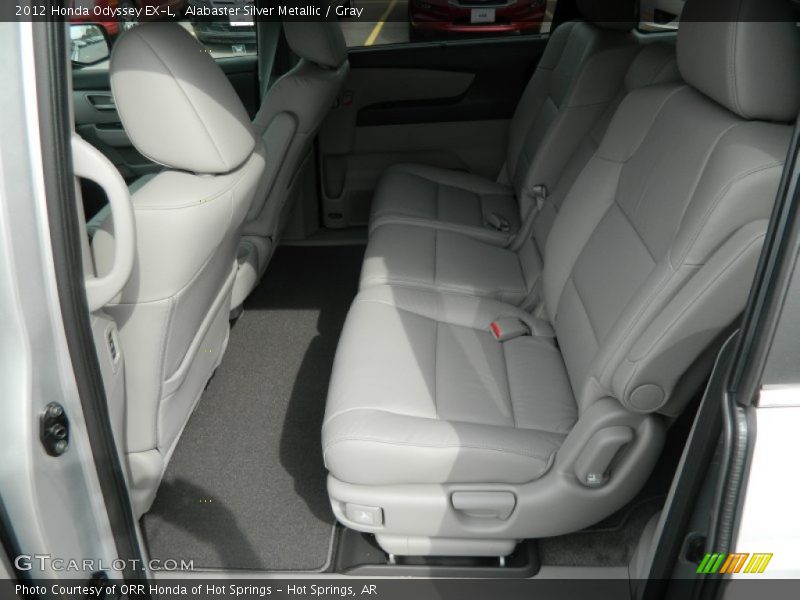 Alabaster Silver Metallic / Gray 2012 Honda Odyssey EX-L