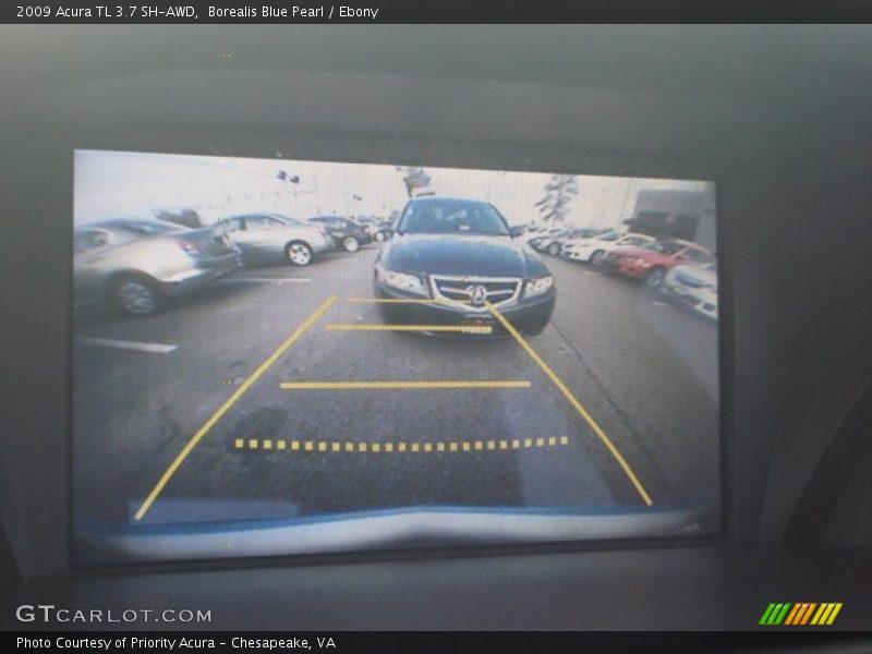 Borealis Blue Pearl / Ebony 2009 Acura TL 3.7 SH-AWD