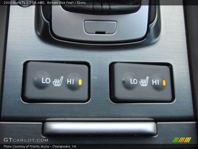 Borealis Blue Pearl / Ebony 2009 Acura TL 3.7 SH-AWD