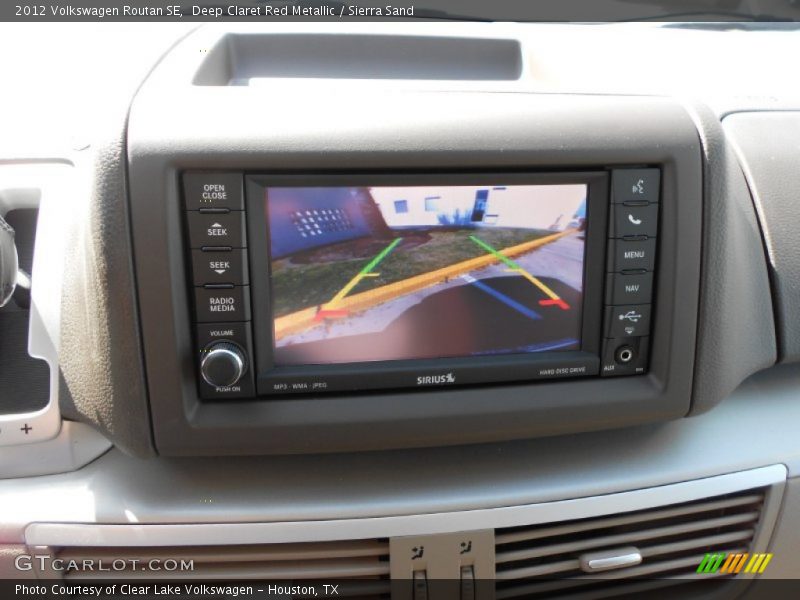 Deep Claret Red Metallic / Sierra Sand 2012 Volkswagen Routan SE