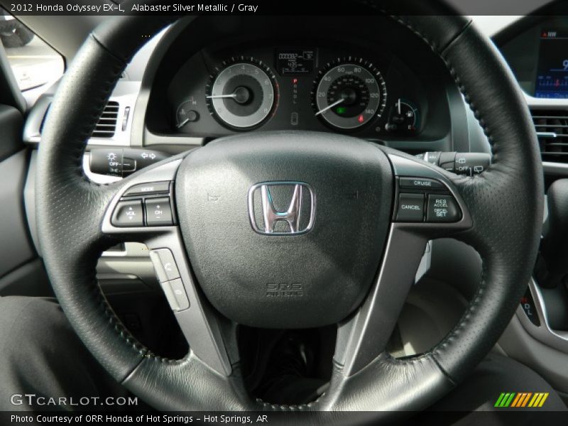 Alabaster Silver Metallic / Gray 2012 Honda Odyssey EX-L
