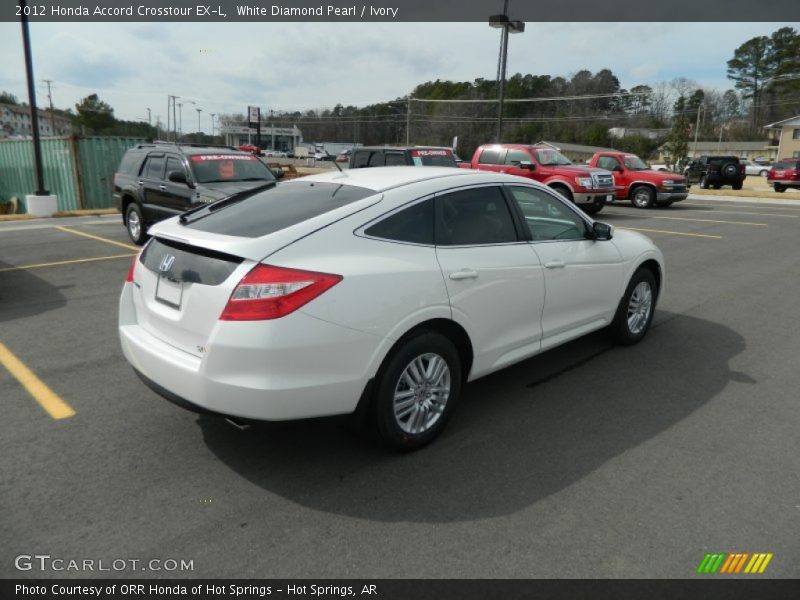 White Diamond Pearl / Ivory 2012 Honda Accord Crosstour EX-L