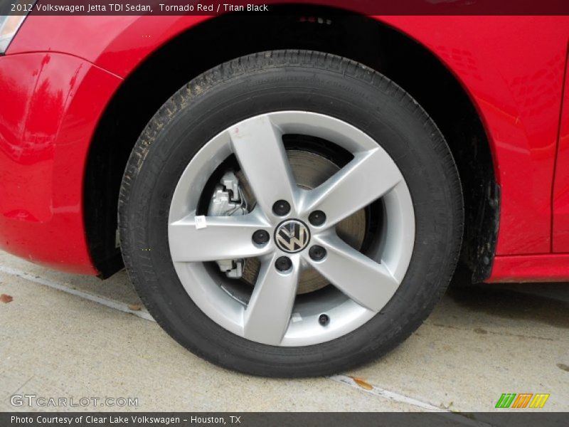 Tornado Red / Titan Black 2012 Volkswagen Jetta TDI Sedan