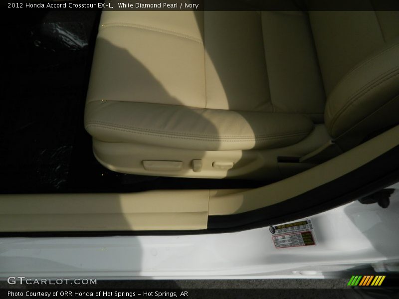 White Diamond Pearl / Ivory 2012 Honda Accord Crosstour EX-L