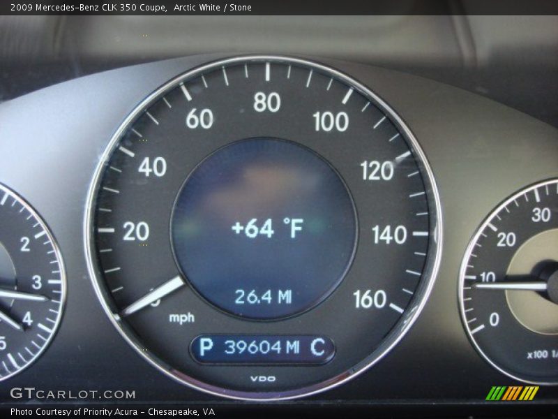 Arctic White / Stone 2009 Mercedes-Benz CLK 350 Coupe