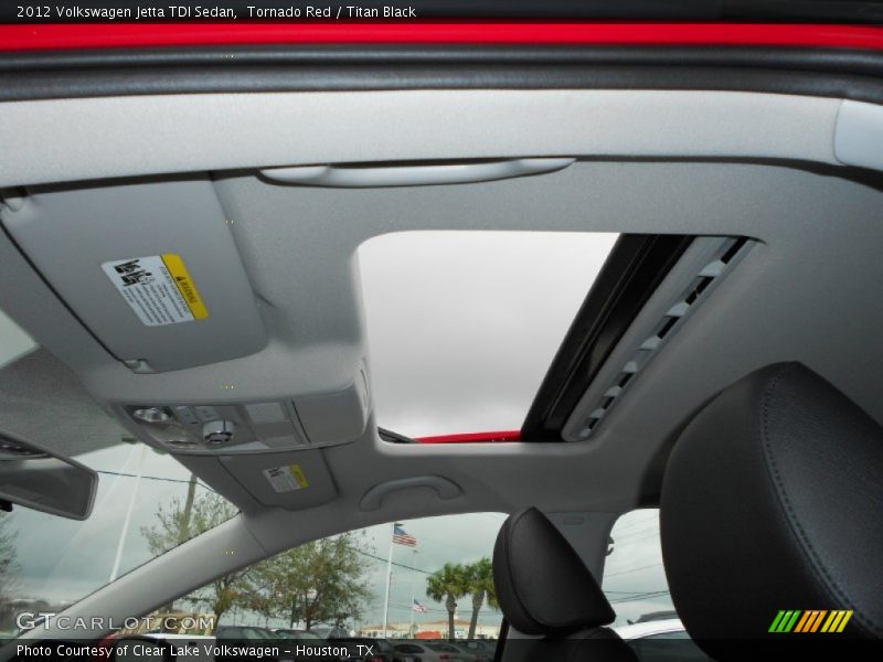 Tornado Red / Titan Black 2012 Volkswagen Jetta TDI Sedan