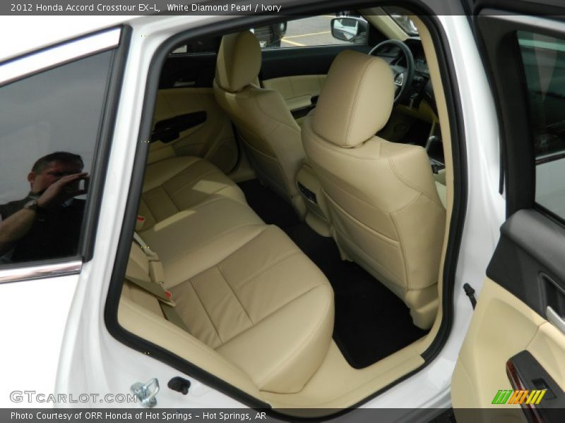 White Diamond Pearl / Ivory 2012 Honda Accord Crosstour EX-L