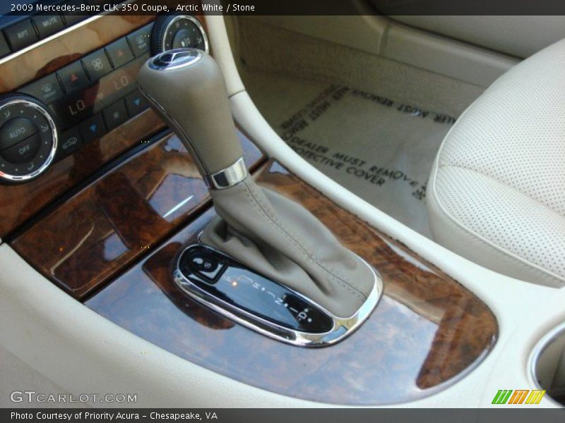 Arctic White / Stone 2009 Mercedes-Benz CLK 350 Coupe