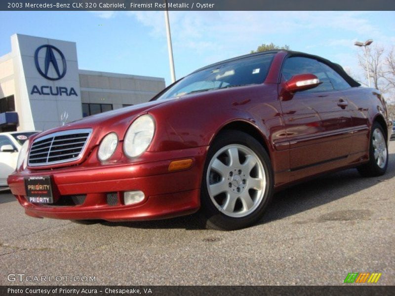 Firemist Red Metallic / Oyster 2003 Mercedes-Benz CLK 320 Cabriolet