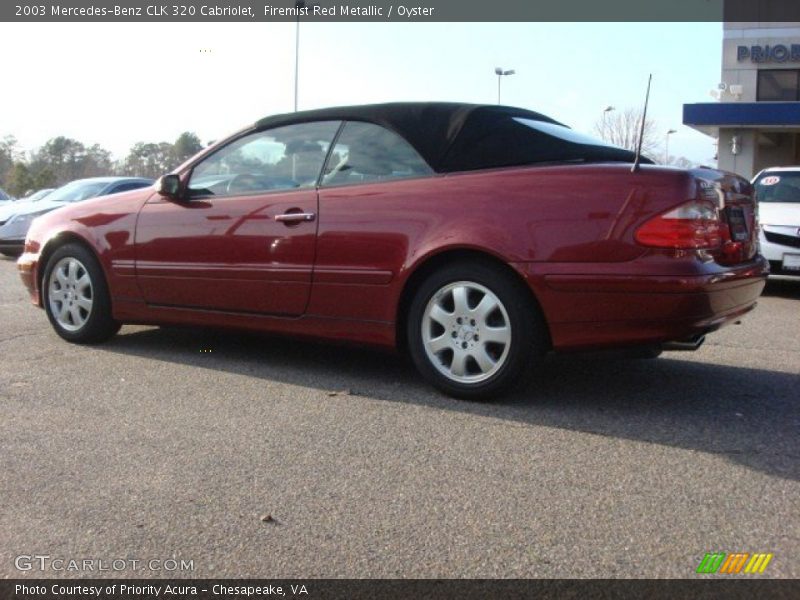 Firemist Red Metallic / Oyster 2003 Mercedes-Benz CLK 320 Cabriolet