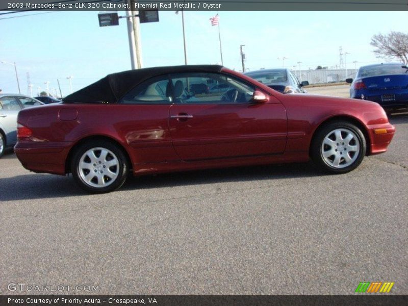 Firemist Red Metallic / Oyster 2003 Mercedes-Benz CLK 320 Cabriolet