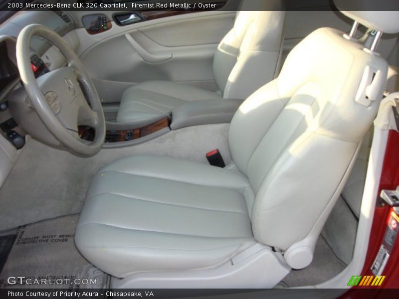 Firemist Red Metallic / Oyster 2003 Mercedes-Benz CLK 320 Cabriolet