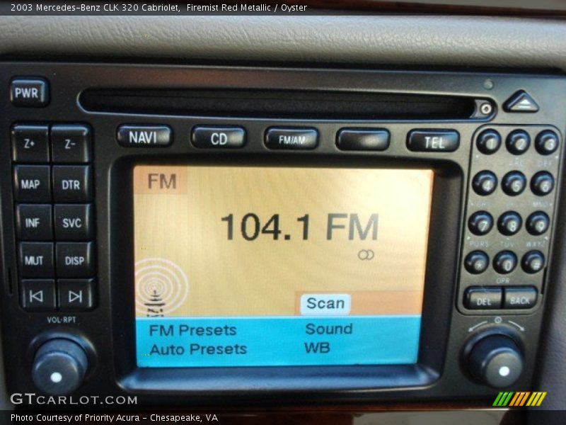 Firemist Red Metallic / Oyster 2003 Mercedes-Benz CLK 320 Cabriolet
