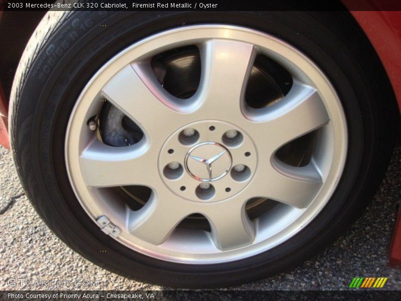 Firemist Red Metallic / Oyster 2003 Mercedes-Benz CLK 320 Cabriolet