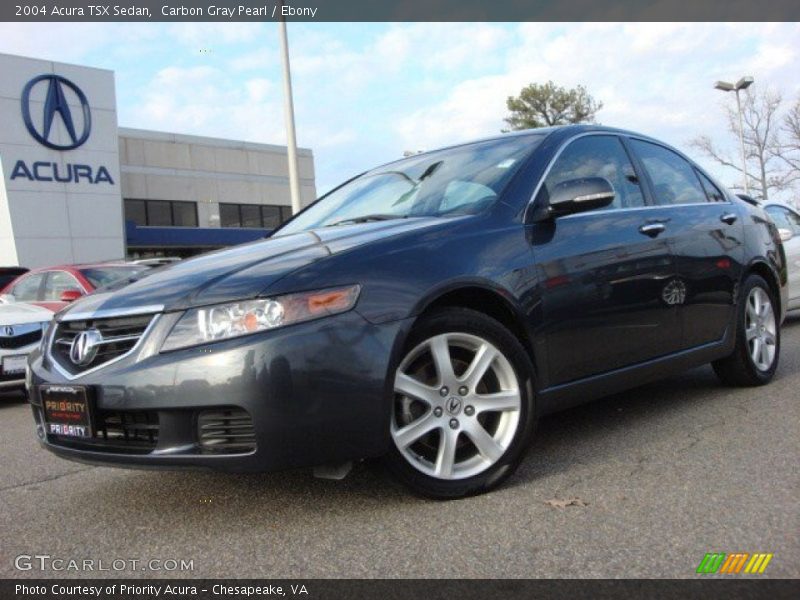 Carbon Gray Pearl / Ebony 2004 Acura TSX Sedan