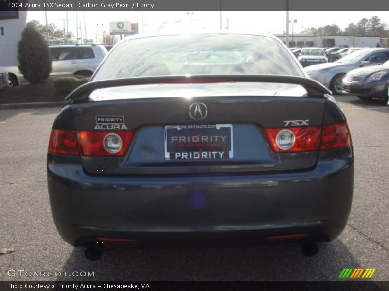 Carbon Gray Pearl / Ebony 2004 Acura TSX Sedan