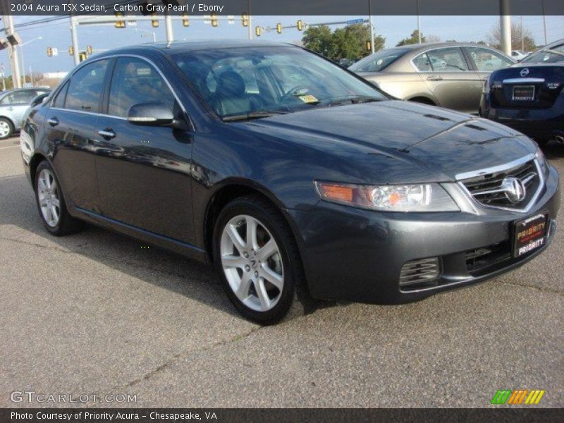 Carbon Gray Pearl / Ebony 2004 Acura TSX Sedan