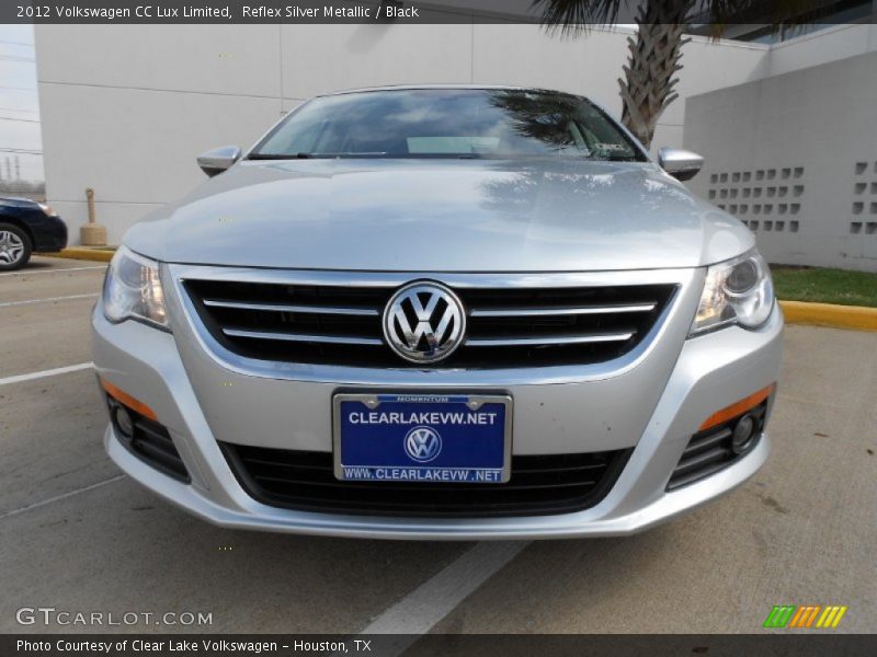 Reflex Silver Metallic / Black 2012 Volkswagen CC Lux Limited