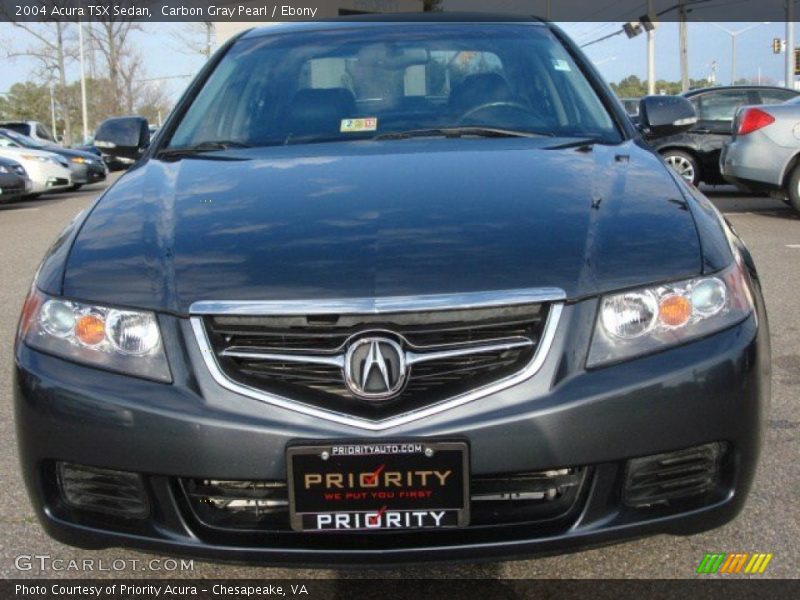 Carbon Gray Pearl / Ebony 2004 Acura TSX Sedan