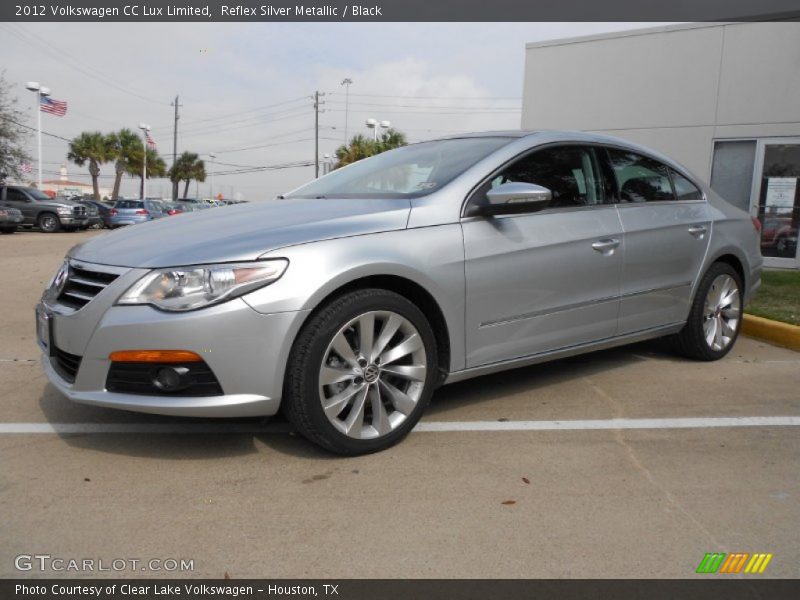 Reflex Silver Metallic / Black 2012 Volkswagen CC Lux Limited