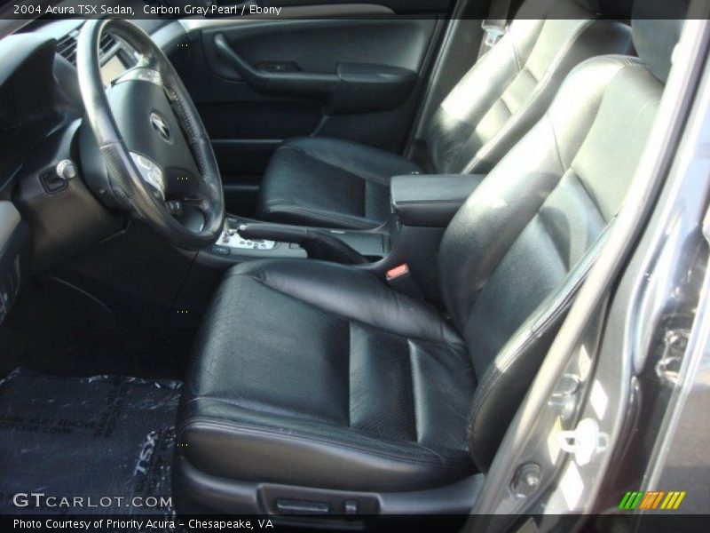 Carbon Gray Pearl / Ebony 2004 Acura TSX Sedan