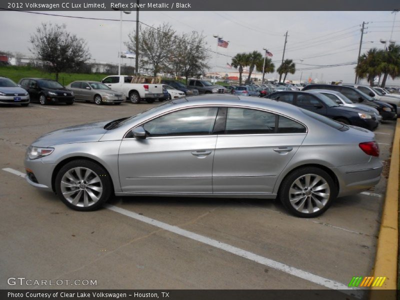 Reflex Silver Metallic / Black 2012 Volkswagen CC Lux Limited