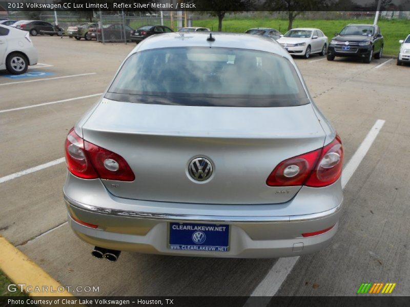 Reflex Silver Metallic / Black 2012 Volkswagen CC Lux Limited