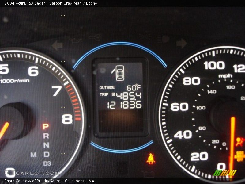 Carbon Gray Pearl / Ebony 2004 Acura TSX Sedan