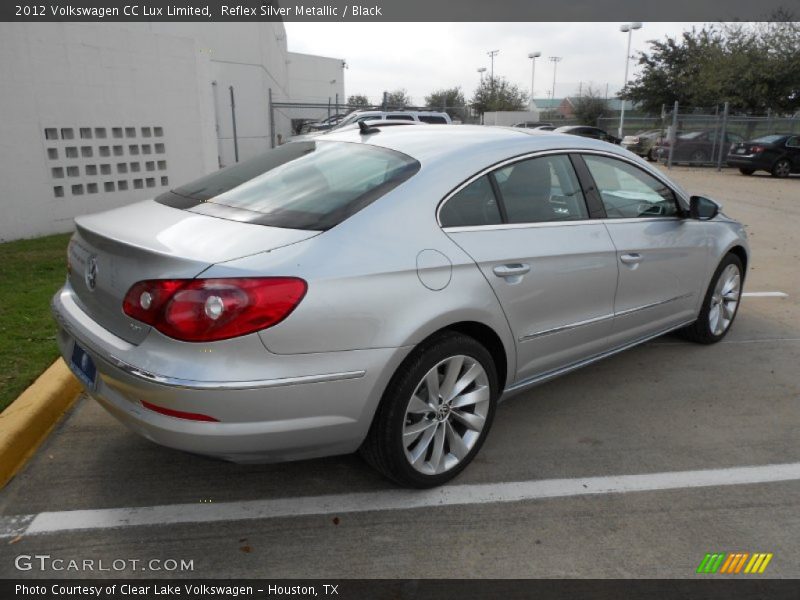 Reflex Silver Metallic / Black 2012 Volkswagen CC Lux Limited