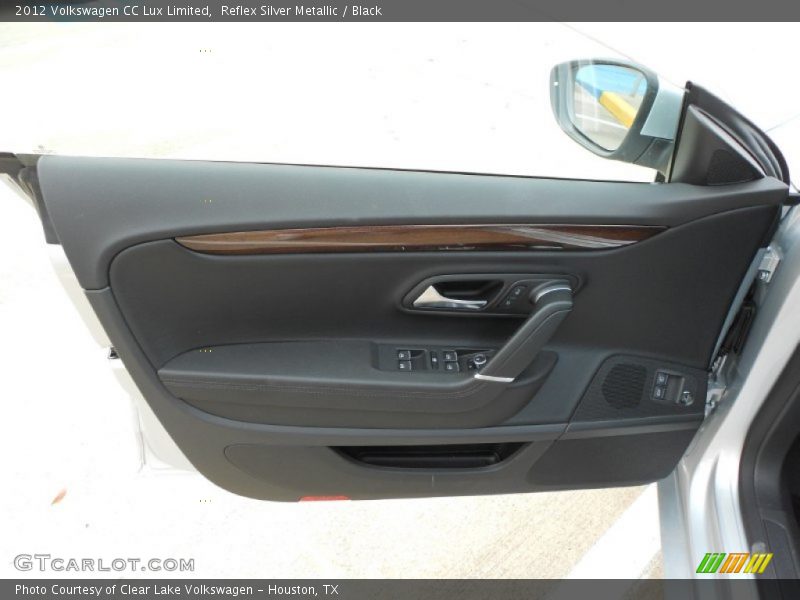 Reflex Silver Metallic / Black 2012 Volkswagen CC Lux Limited