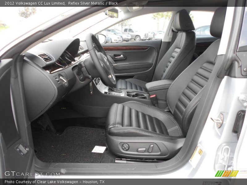Reflex Silver Metallic / Black 2012 Volkswagen CC Lux Limited