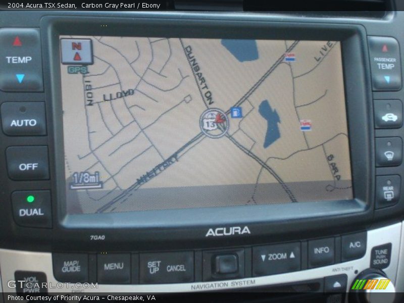 Carbon Gray Pearl / Ebony 2004 Acura TSX Sedan