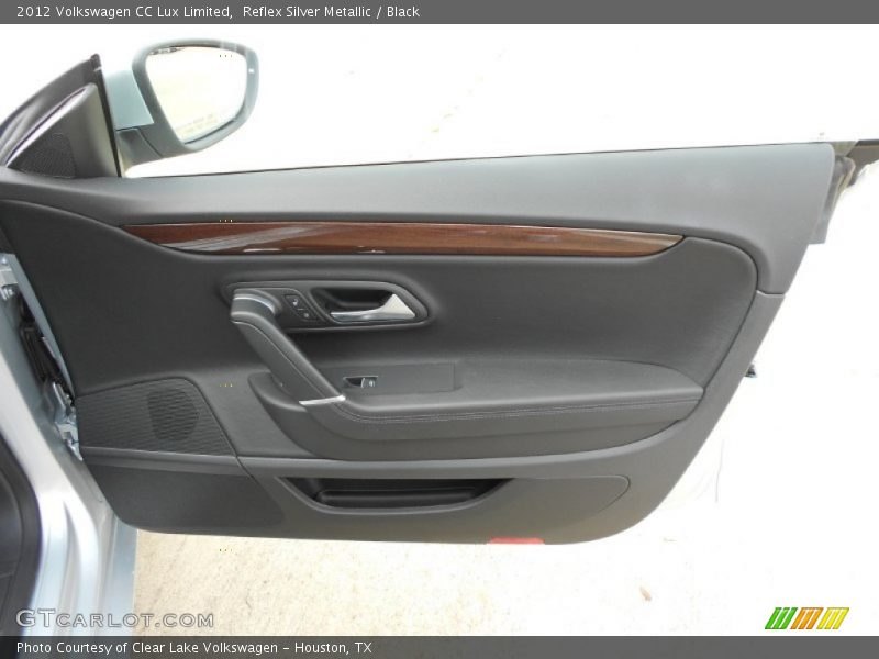 Reflex Silver Metallic / Black 2012 Volkswagen CC Lux Limited