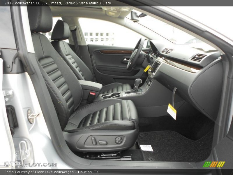 Reflex Silver Metallic / Black 2012 Volkswagen CC Lux Limited