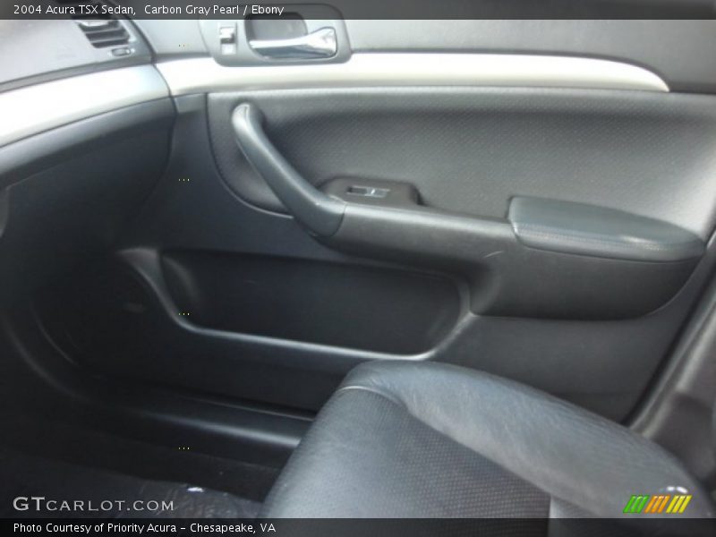 Carbon Gray Pearl / Ebony 2004 Acura TSX Sedan