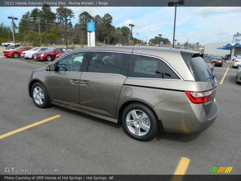 Mocha Metallic / Beige 2012 Honda Odyssey Touring Elite