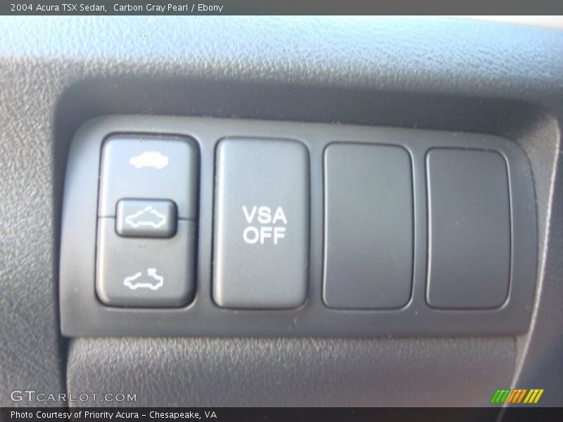 Carbon Gray Pearl / Ebony 2004 Acura TSX Sedan