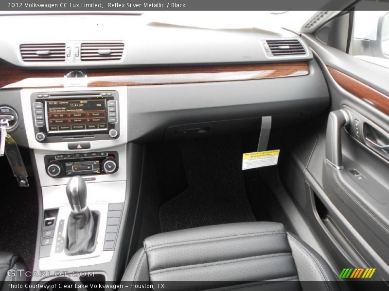 Reflex Silver Metallic / Black 2012 Volkswagen CC Lux Limited