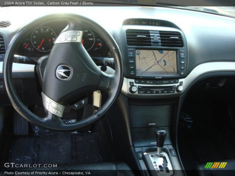 Carbon Gray Pearl / Ebony 2004 Acura TSX Sedan