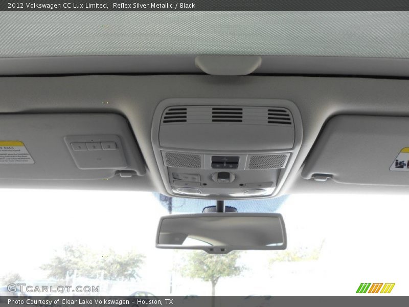 Reflex Silver Metallic / Black 2012 Volkswagen CC Lux Limited