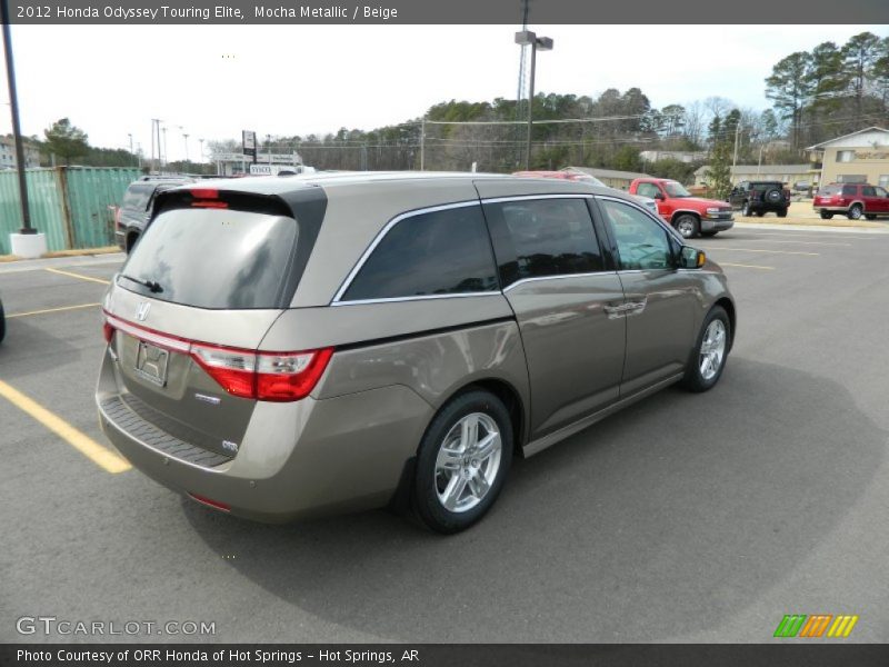 Mocha Metallic / Beige 2012 Honda Odyssey Touring Elite