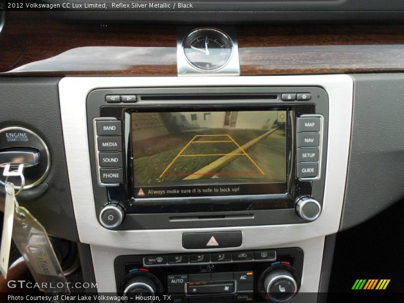 Reflex Silver Metallic / Black 2012 Volkswagen CC Lux Limited