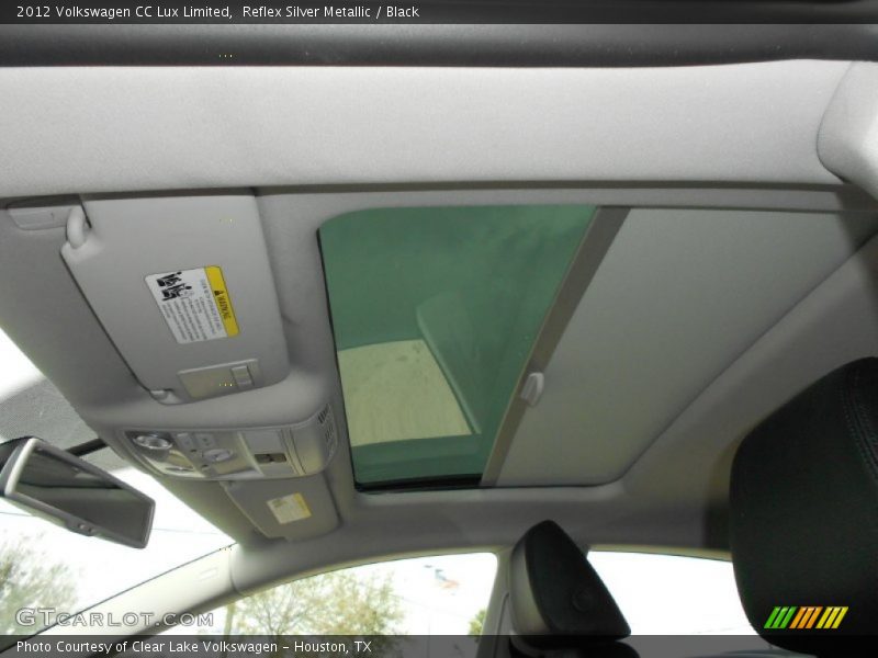 Reflex Silver Metallic / Black 2012 Volkswagen CC Lux Limited