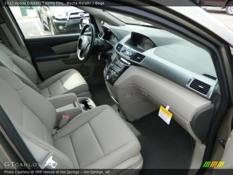 Mocha Metallic / Beige 2012 Honda Odyssey Touring Elite