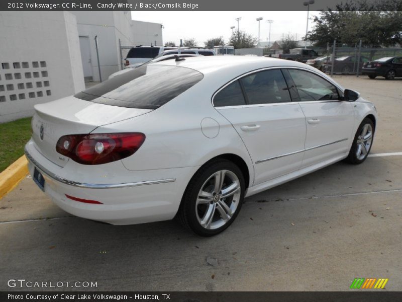 Candy White / Black/Cornsilk Beige 2012 Volkswagen CC R-Line