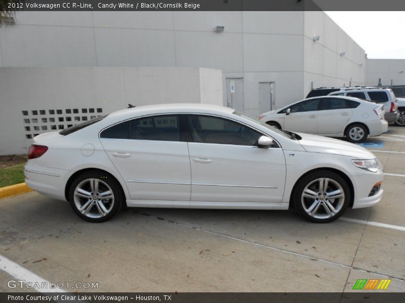 Candy White / Black/Cornsilk Beige 2012 Volkswagen CC R-Line