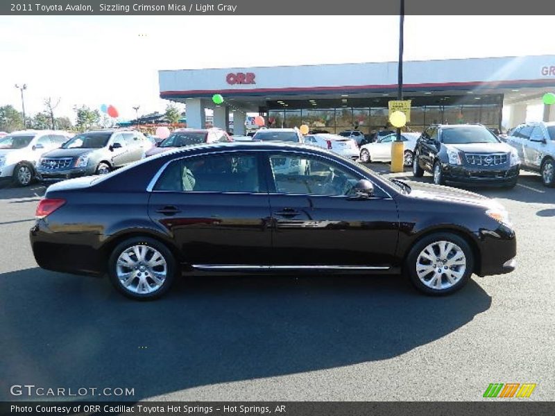 Sizzling Crimson Mica / Light Gray 2011 Toyota Avalon