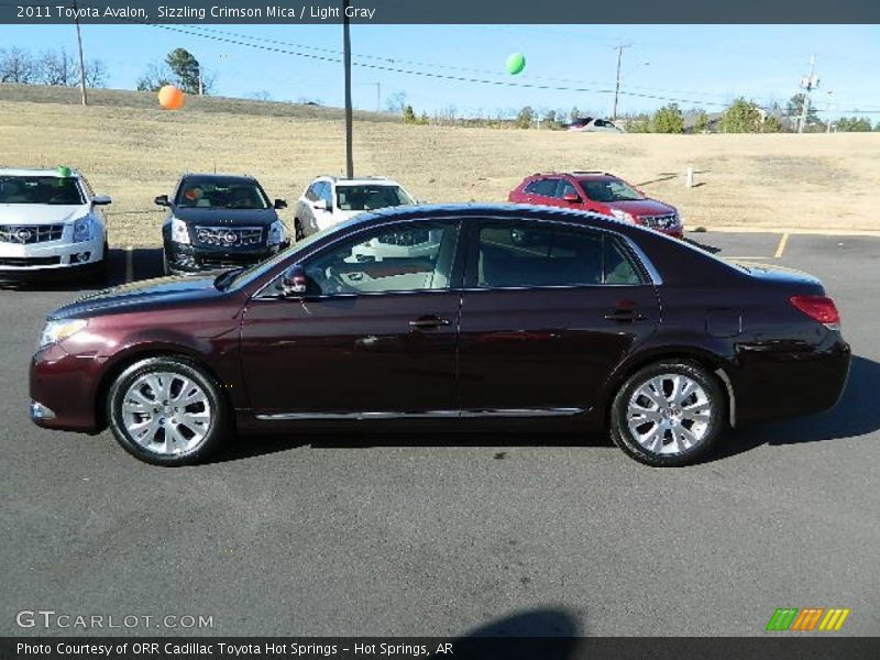 Sizzling Crimson Mica / Light Gray 2011 Toyota Avalon