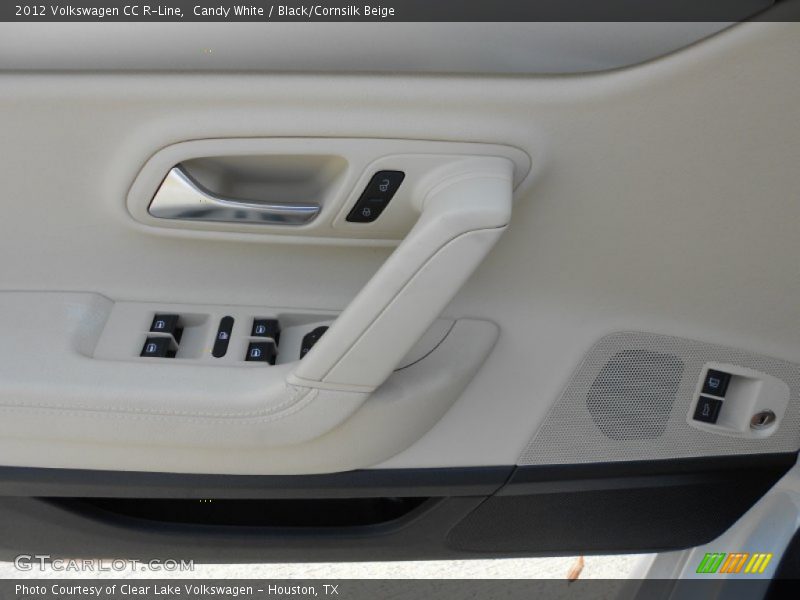 Candy White / Black/Cornsilk Beige 2012 Volkswagen CC R-Line